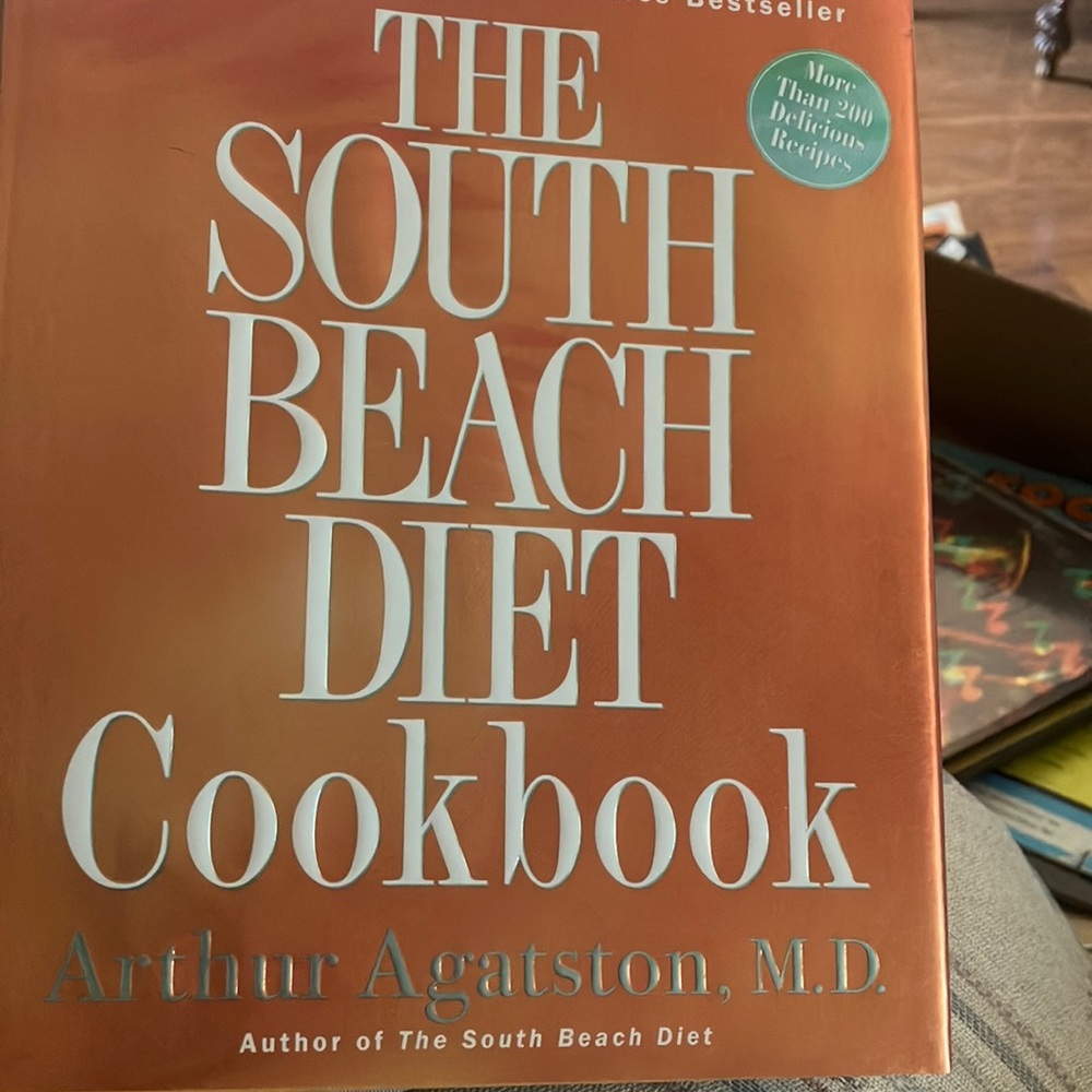 The South Beach Diet Cookbook by Arthur Agatston - Orange Cover